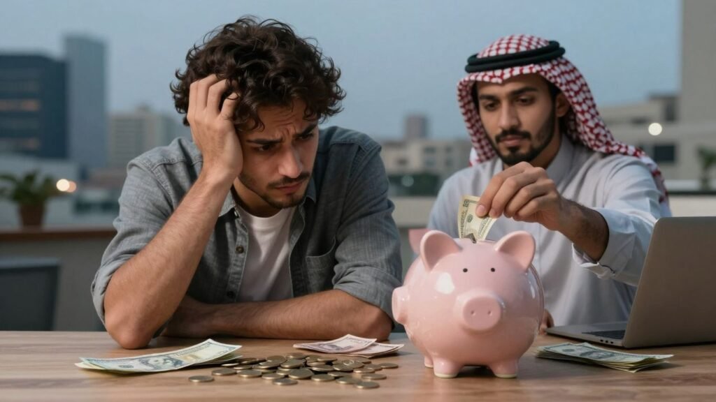 Young adult avoiding financial mistakes in their 20s.