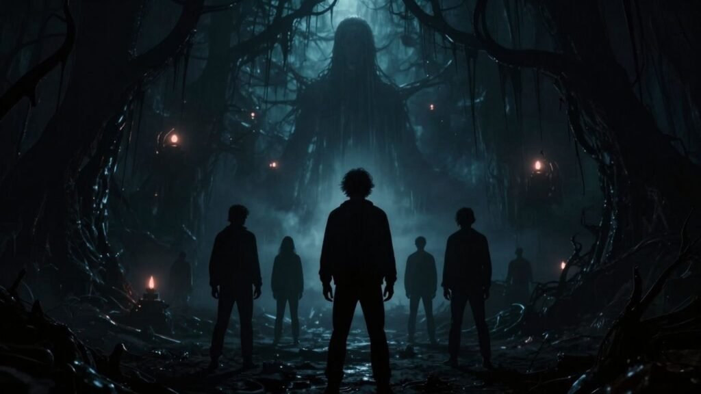 Stranger Things Season 5 Upside Down landscape